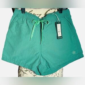 Alpine Design Women's XS Green Water Repellent UPF 50+ Mid Rise Shorts NWT